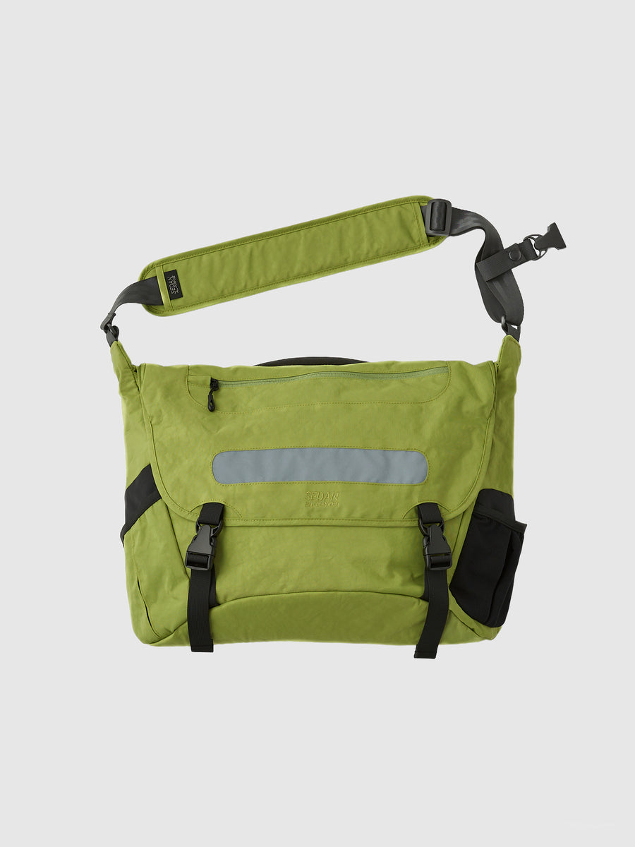 Overdyed Nylon Messenger Bag