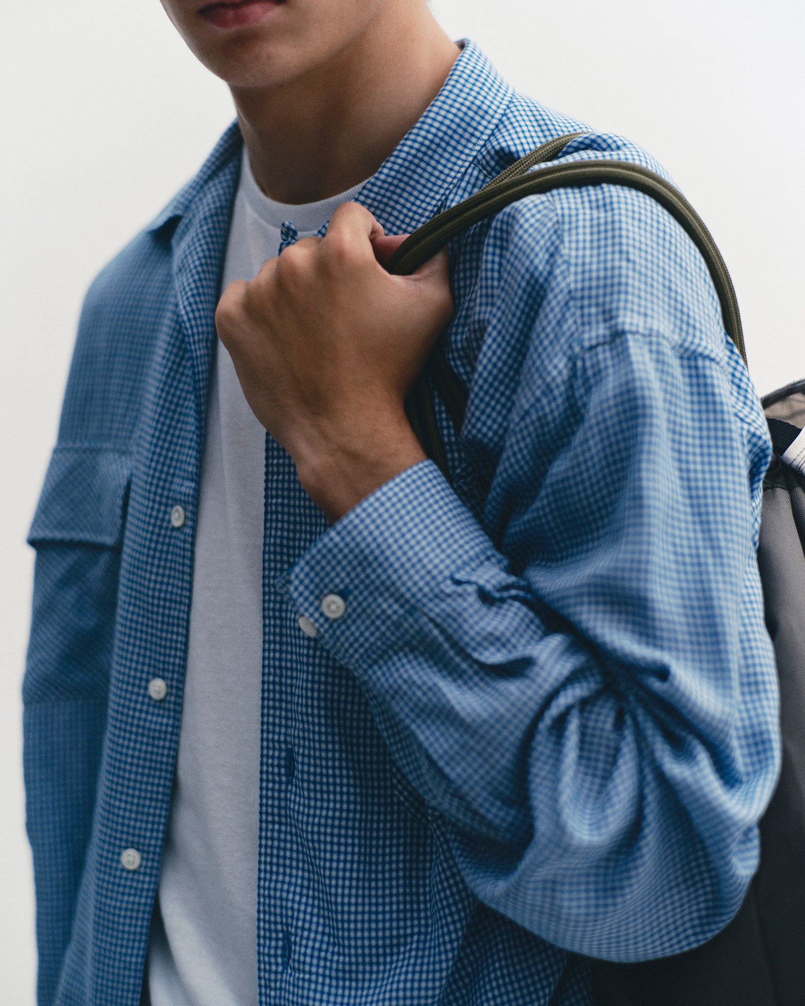 Double Gauze Plaid Open Collar Shirt – SEDAN ALL-PURPOSE ONLINE STORE