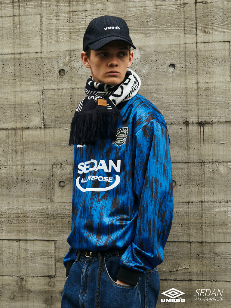 Sedan all purpose × UMBRO マフラー グリーン 【2021最新作】 - 小物