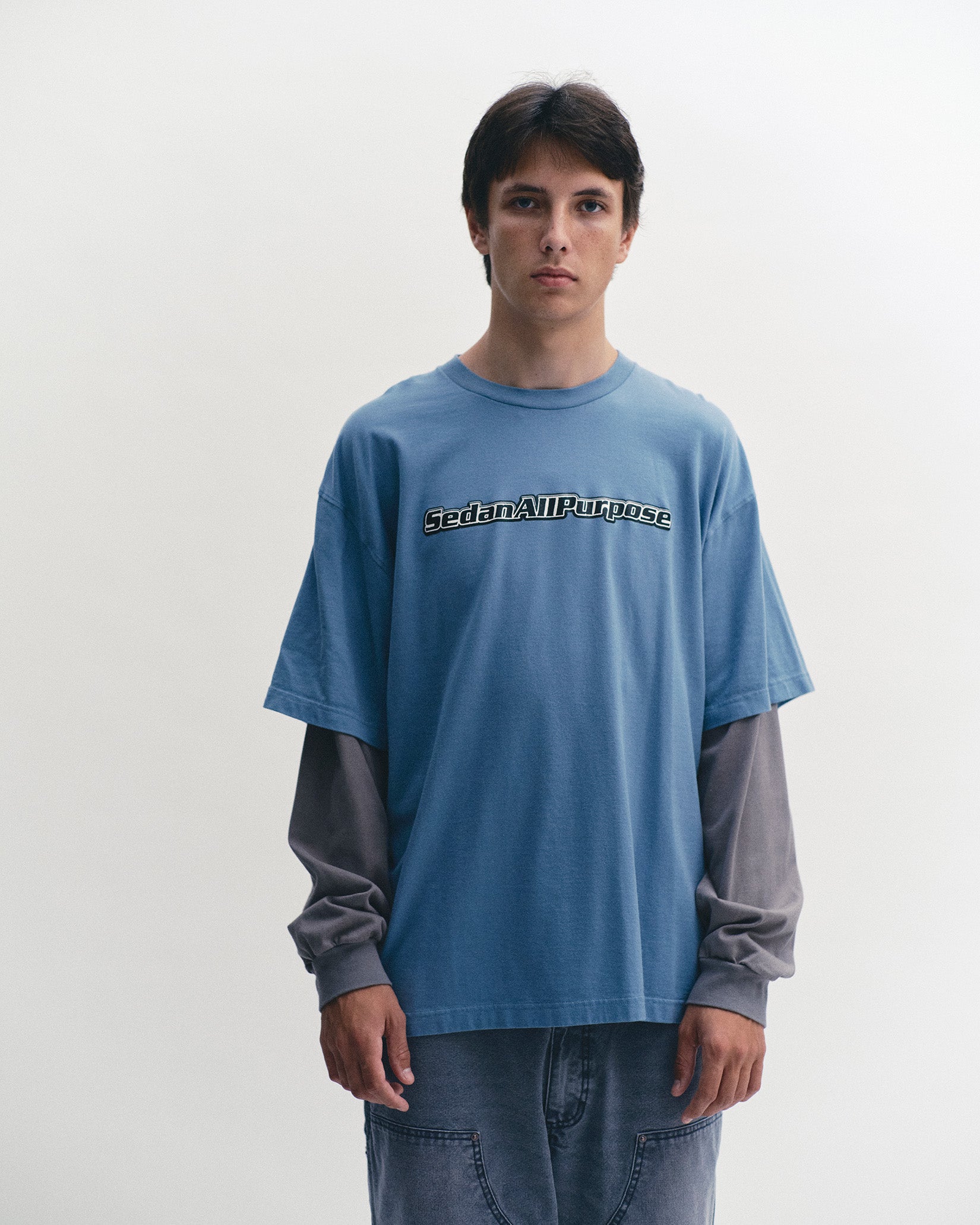 Skate Logo Layered L/S Tee – SEDAN ALL-PURPOSE ONLINE STORE