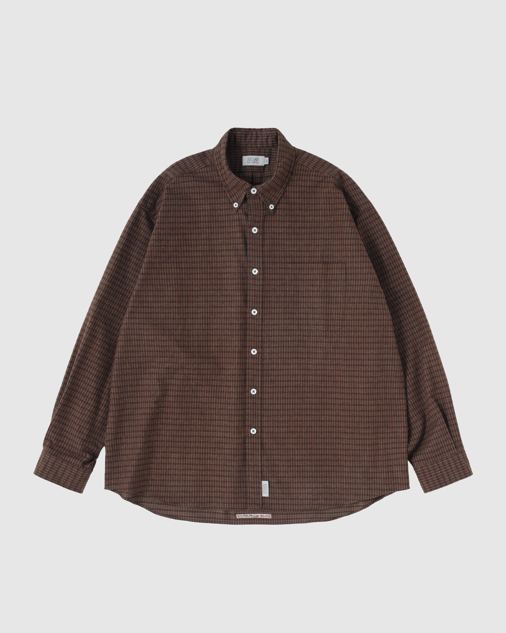 sedan all purpose シャツ SEDAN ALL-PURPOSE (セダンオールパーパス) Polyester Big BD