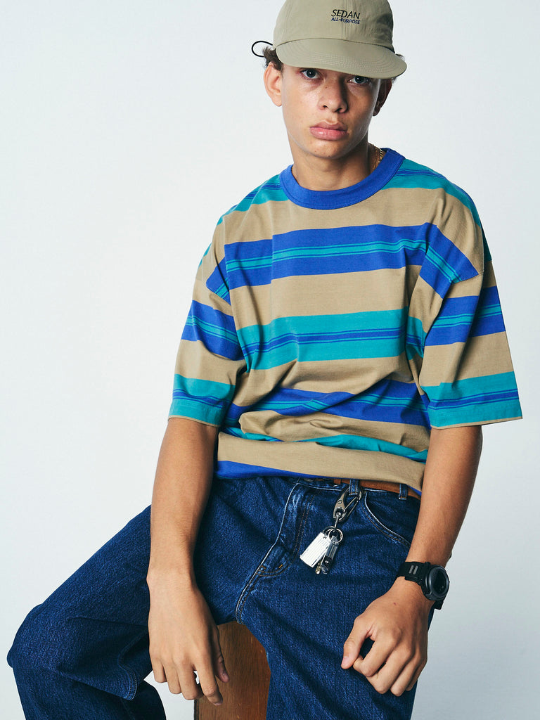 Wide Striped S/S Big Tee – SEDAN ALL-PURPOSE ONLINE STORE