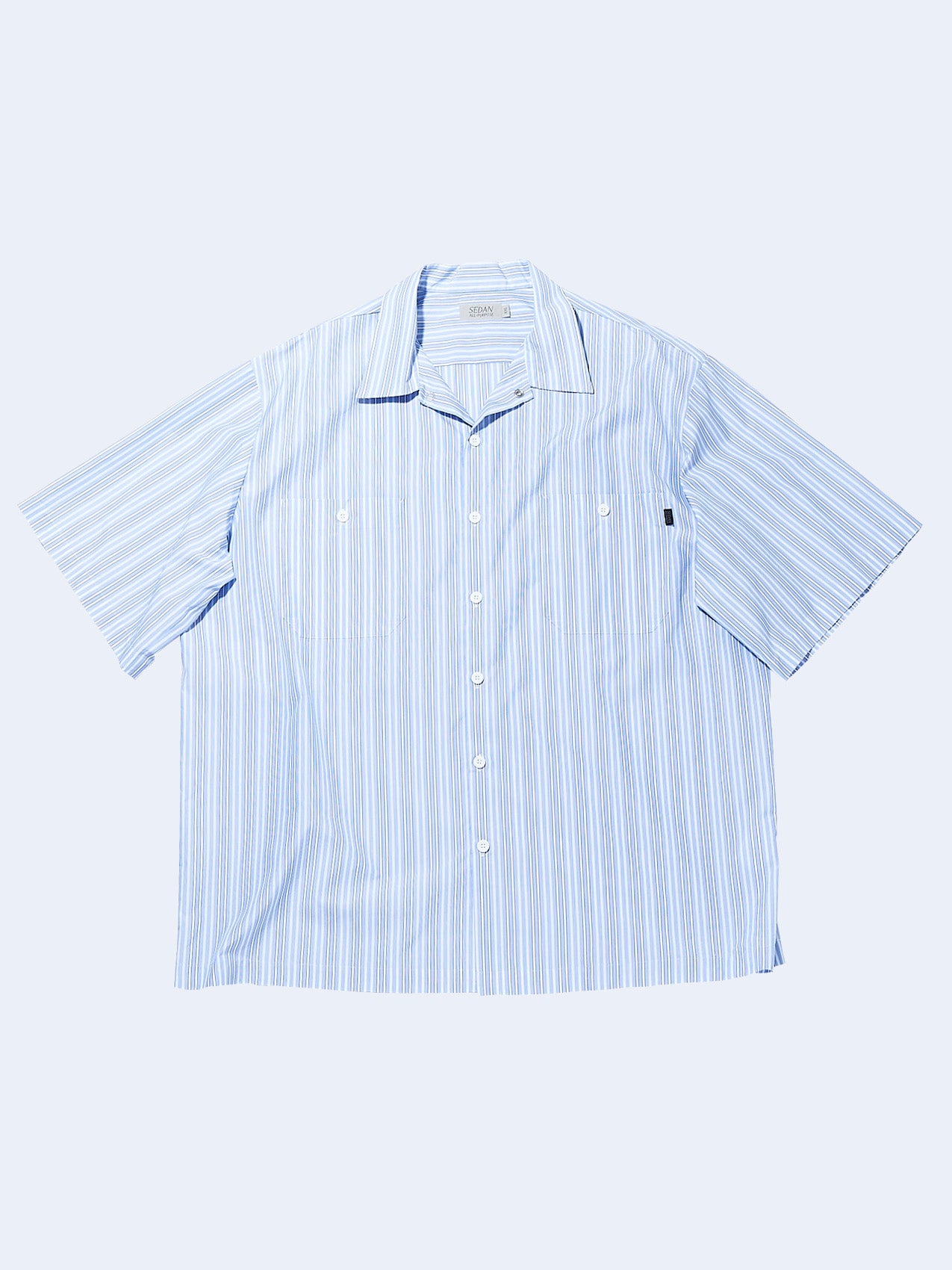 Striped Cotton Polyester S/S Work Shirt – SEDAN ALL-PURPOSE ONLINE
