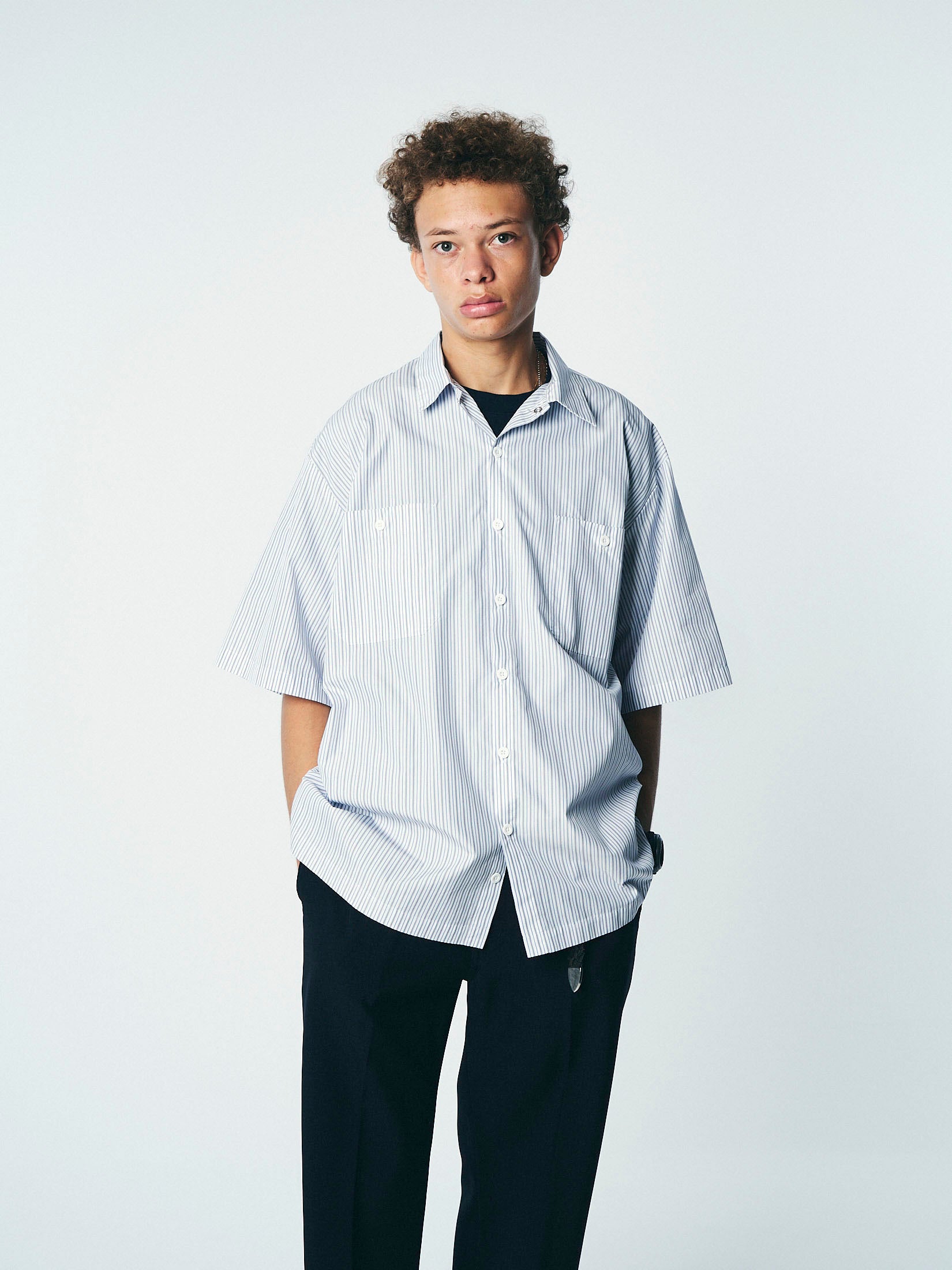 Striped Cotton Polyester S/S Work Shirt – SEDAN ALL-PURPOSE ONLINE