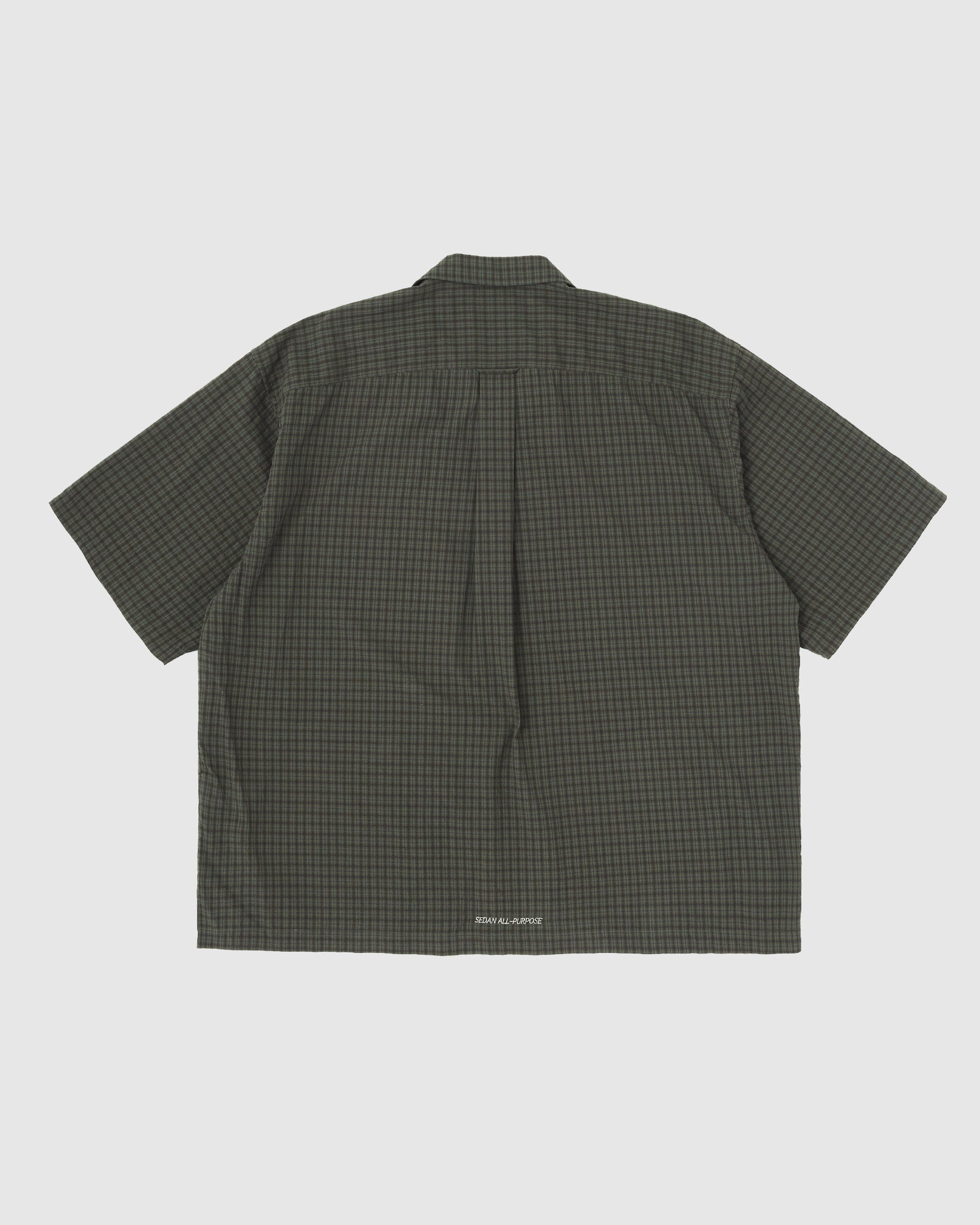 Dobby Plaid Open Collar S/S Shirt – SEDAN ALL-PURPOSE ONLINE STORE