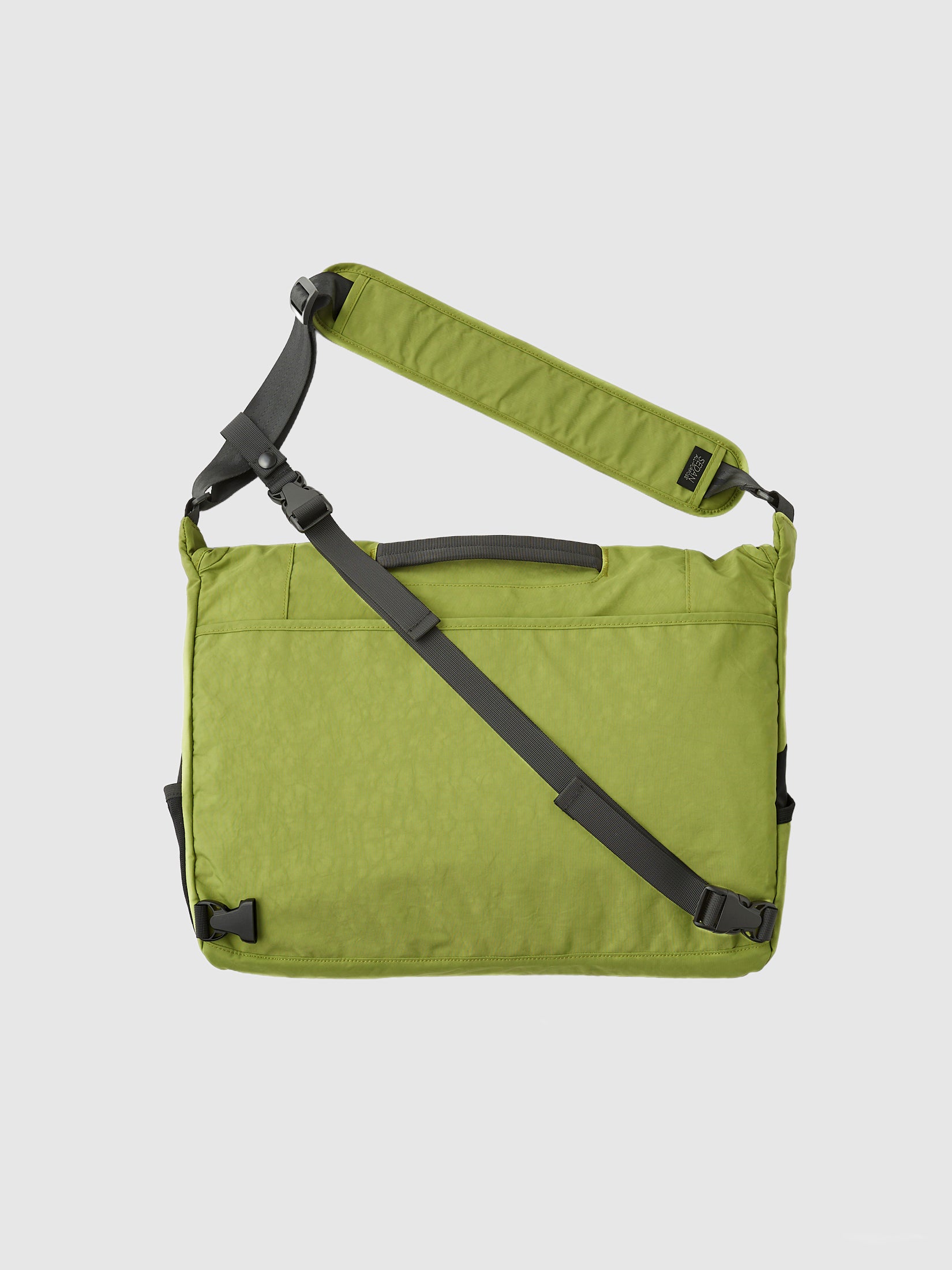 Overdyed Nylon Messenger Bag