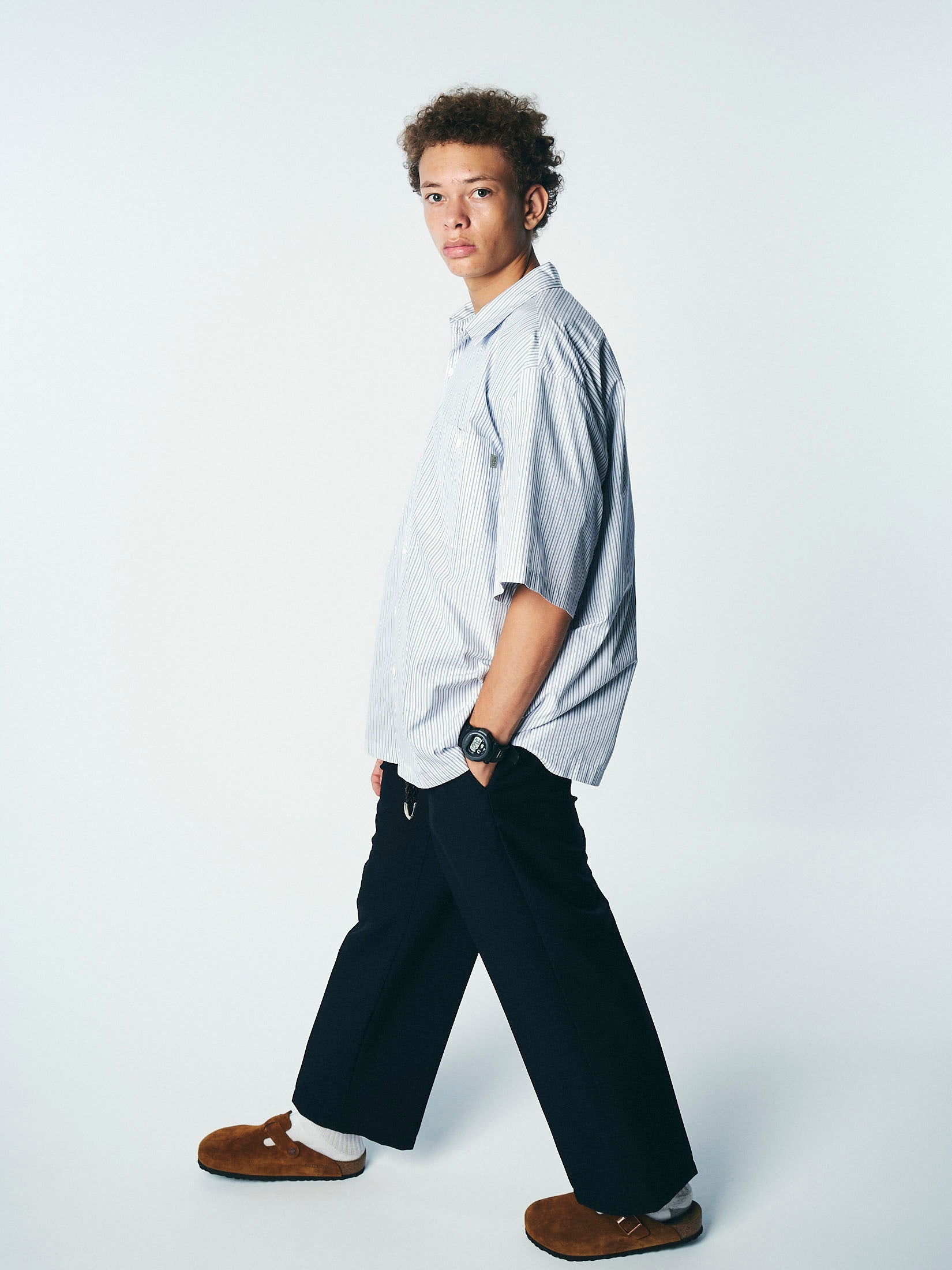 Striped Cotton Polyester S/S Work Shirt – SEDAN ALL-PURPOSE ONLINE
